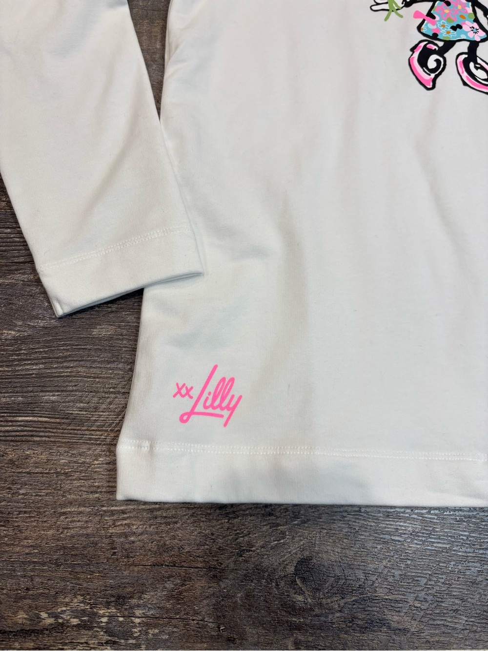 Lilly Pulitzer x Disney Girls Minnie Mouse Mini Ballad Sweatshirt XL NWT - Picture 4 of 7